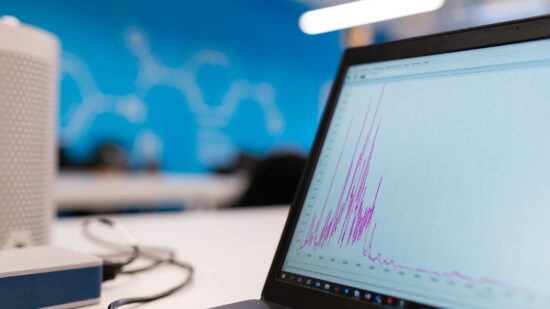 Screen displaying noise and vibration data