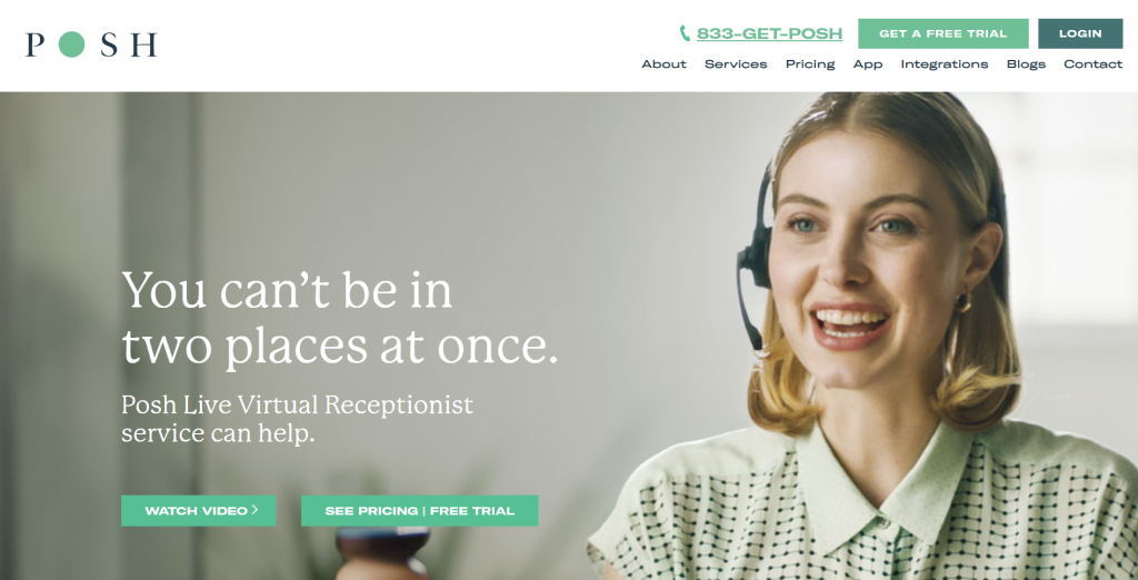 Posh virtual receptionist