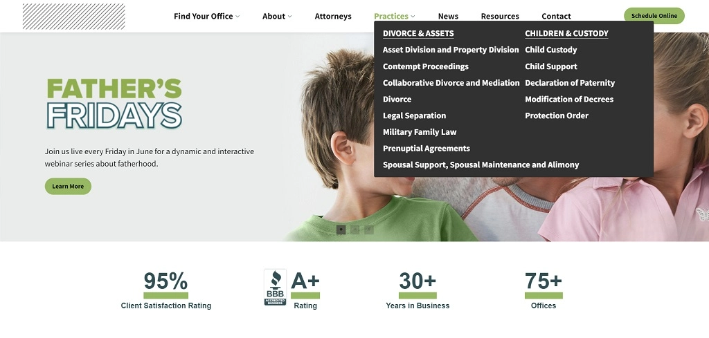 law firm service ages example