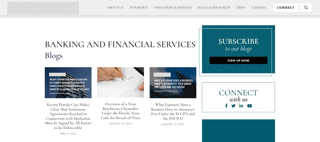 law firm blog example