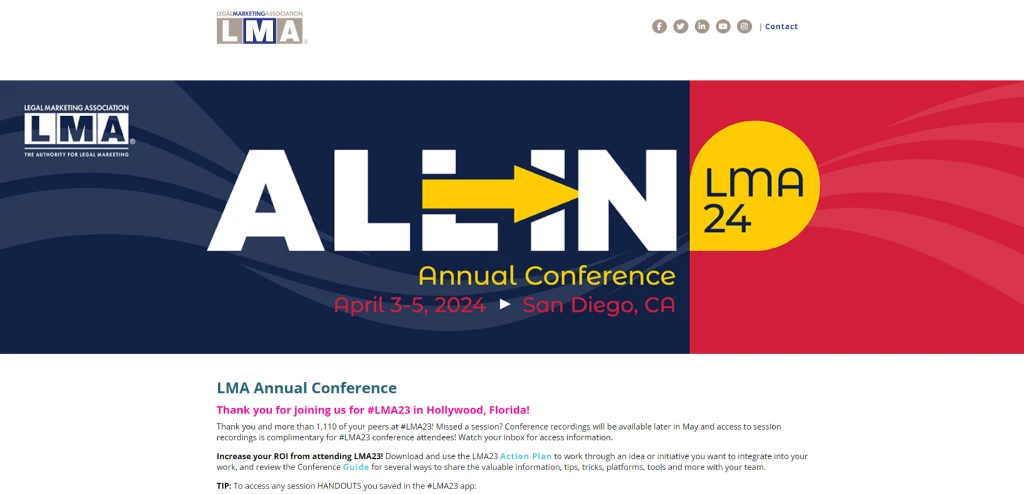 Legal Marketing Association Annual Conference