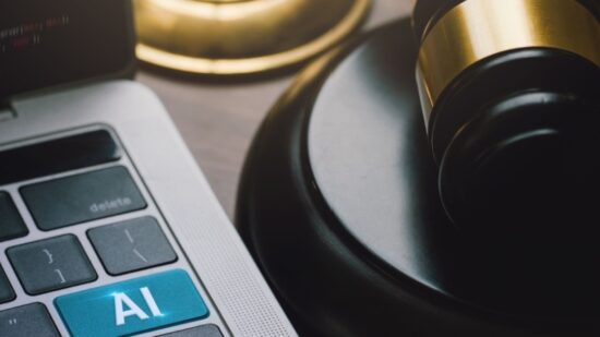 AI ethics and AI Law concept-artificial intelligence gavel-Shutterstock_2340464083