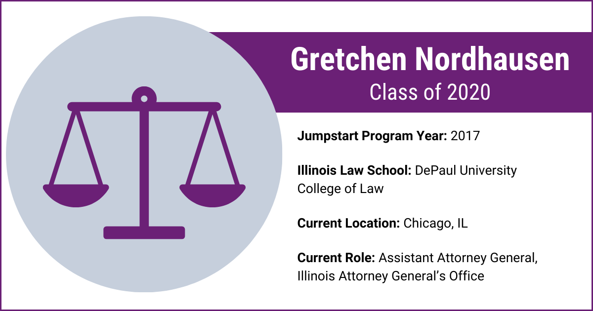 illinois law students Gretchen Nordhausen