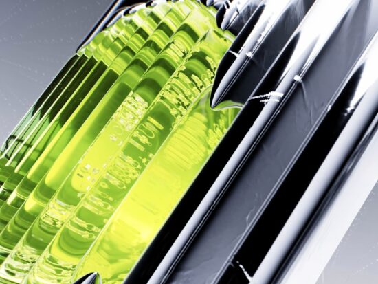 An artist’s illustration of artificial intelligence (AI). This image explores AI-generated media can be watermarked. It was created by Zünc Studio as part of the Visualising AI project launched by Google DeepMind.