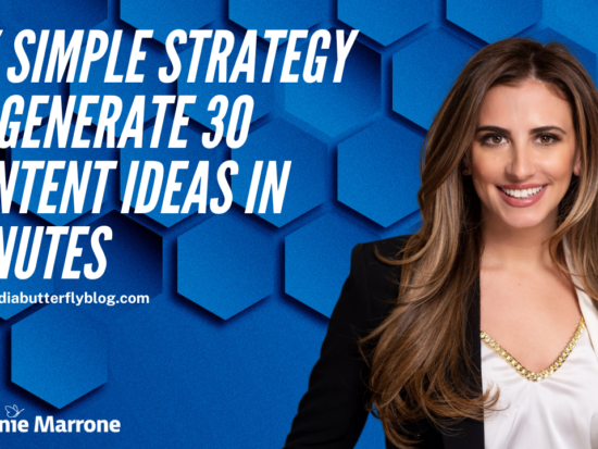 Generate 30 content ideas using AI