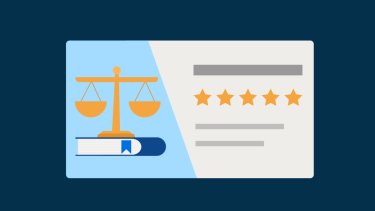 Graphic mockup of a Local Services Ad for divorce lawyers