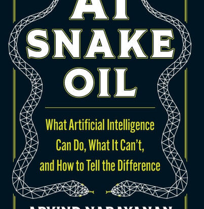 Book Cover-AI Snake Oil