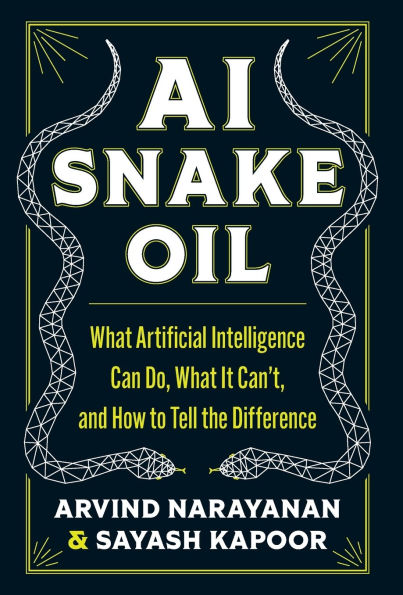 Book Cover-AI Snake Oil