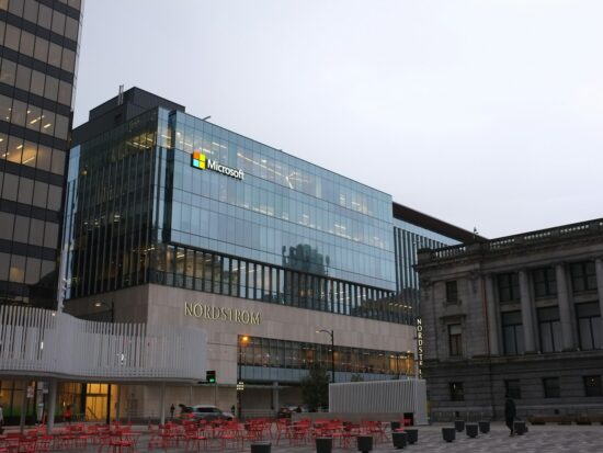 Microsoft building in Vancouver, BC, Canadá
