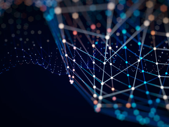 Technology network background concept.