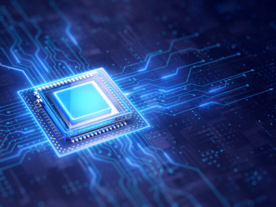 Central Computer Processors CPU concept - 3d rendering