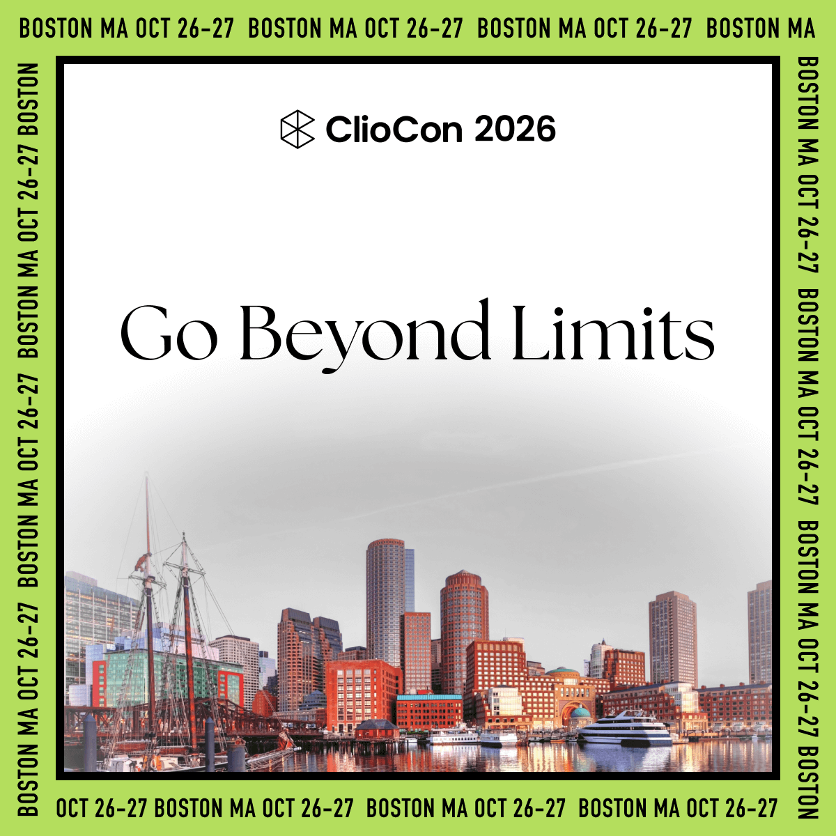 ClioCon 2026 Announcement – 1_1 ClioCon 2026 in Boston, October 26-27