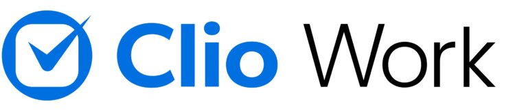 Logo_Clio Work_Clio Work Logo Colour Clio Work, tool that combines legal research AI and case management.