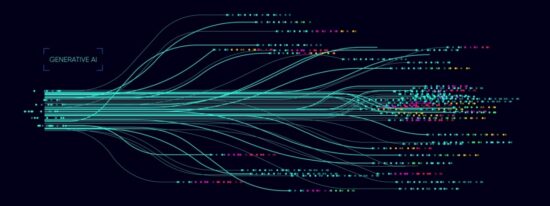 Artificial intelligence, LLM, Big data, technology, AI, data transfer, large language model, generative AI-Shutterstock_2441124277