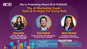#LMA26 AI Presentation with Nancy Myrland, Greg Gendron, and Rosa Colon